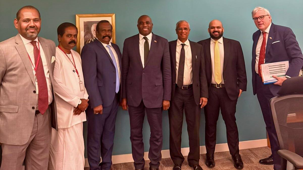 தமிழ் மக்களின் அரசியல் தீர்வு தொடர்பில் பிரிட்டிஷ் துணை பிரதமரிடம் வலியுறுத்தல் !